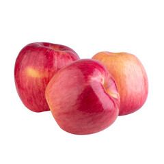 red apple isolated on a white background