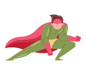 comic superhero character posing