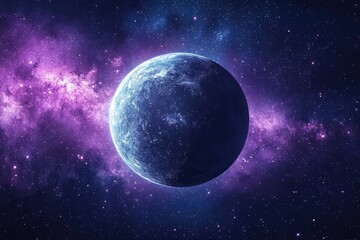 Obraz premium Majestic view of planet Earth in the cosmos