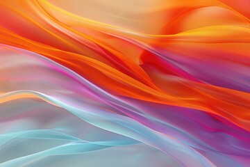 Fototapeta premium Vibrant Fluid Waves, an energetic backdrop featuring swirling colors and dynamic forms, ideal for modern design projects, digital art, and creative presentations.