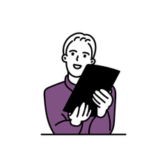 vector illustration of business people concept