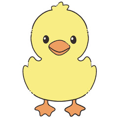 Duck,Happy duck cartoon 