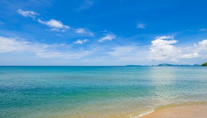 Obraz premium beach with blue sky