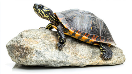Fototapeta premium turtle , with a white background