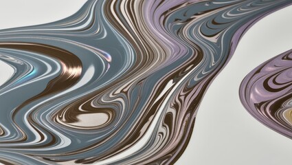 Abstract Swirling Liquid Marble Texture Background