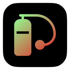 Editable oxygen tank vector icon. Part of a big icon set family. Perfect for web and app interfaces, presentations, infographics, etc