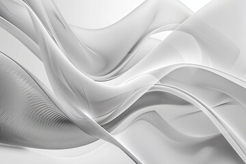Grey Waves. Beautiful Abstract Background Design for Modern Business Cards