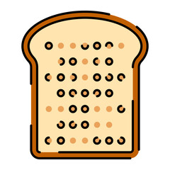 Wheat bread Icon
