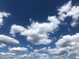 blue sky with clouds