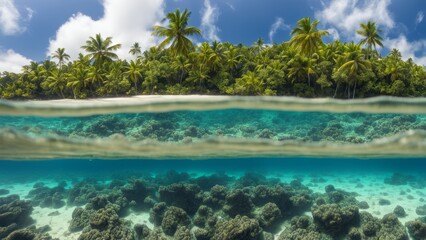 Fototapeta premium tropical paradise island