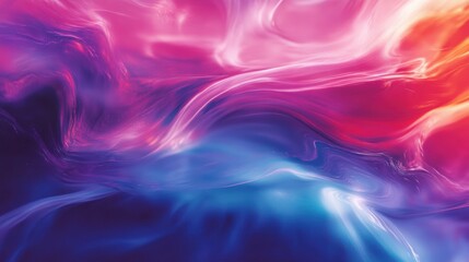 Obraz premium Abstract Swirling Colors of Pink, Purple, and Blue