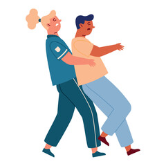 paramedic giving first aid to patient