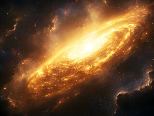 Captivating Cosmic Canvas:Luminous star fields,enigmatic galactic cores,and mesmerizing astronomical anomalies dance across a futuristic space canvas.