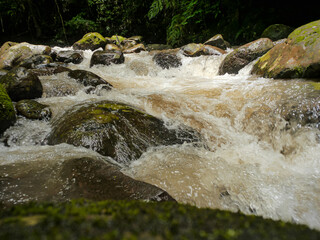 Spun Waterfall in Sapun Village, Boklua, Nan province, is a hidden paradise where crystal-clear...