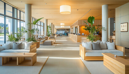  Scandinavian Tropical Hotel Lobby Fresh and Stylish