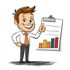 business, businessman, cartoon, vector, people, illustration