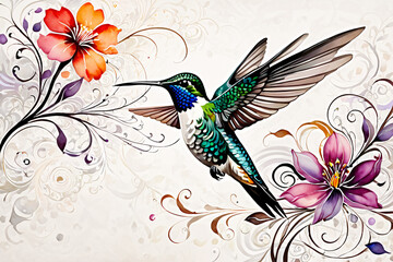 abstract floral background