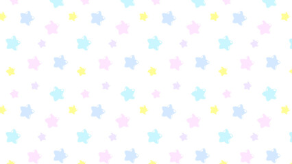 ファンシーポップなお星様パターン⭐︎PNG