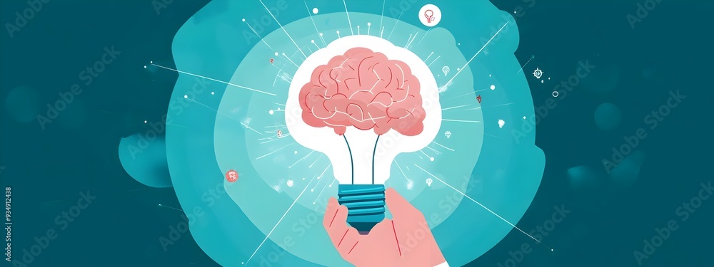 Poster illuminating innovative minds:harnessing the power of creativity and intellect for transformative so