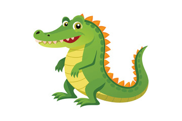 Fototapeta premium green dragon cartoon