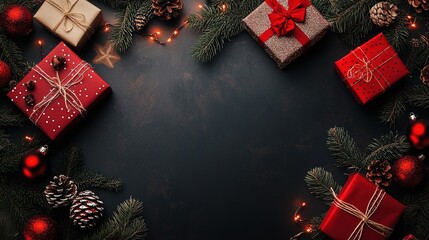 Christmas and New Year greeting cards and posters with minimalist designs and seasonal wishes