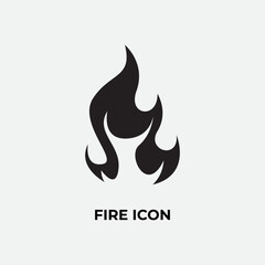 flames icon vector template, fire icon template