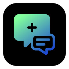 Editable health consultation vector icon. Part of a big icon set family. Perfect for web and app interfaces, presentations, infographics, etc