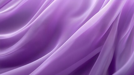Obraz premium Lavender Dreams: Flowing lilac fabric drapes elegantly, its delicate folds catching the light in a mesmerizing display of texture and hue. 