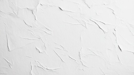 Textured White Serenity: A close-up of textured white paint evoking a sense of calm, simplicity, and artistic depth. 