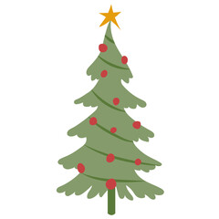 Christmas Tree Decoration Element