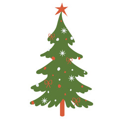 Christmas Tree Decoration Element