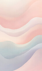 Fototapeta premium Minimalist Abstract Wallpaper Featuring Soft Pastel Gradients and Subtle Texture, Creating a Calm and Serene Atmosphere for a Contemporary Aesthetic