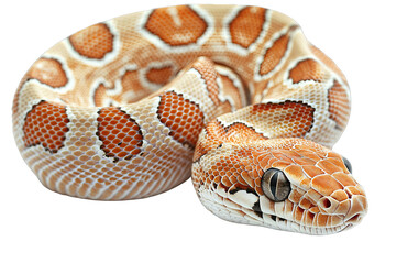 Fototapeta premium A beautiful, exotic snake with striking patterns and colors, perfect for wildlife photography and nature enthusiasts.