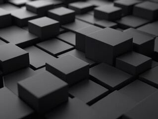 Black and White Cubes