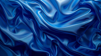 Obraz premium A bold, electric blue background with a smooth, clean surface, creating a dynamic and attention-grabbing look for tech and modern branding.