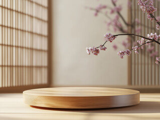 Japanese style product podium
