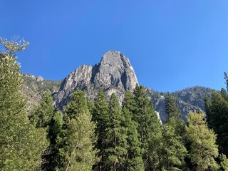 mountain at yosemite national park