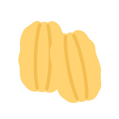 ピーカンナッツ　イラスト