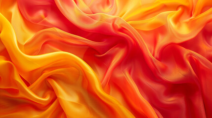 Obraz premium A vibrant color palette with bright red, rich orange, sunny yellow, and soft peach. Perfect for bold and energetic designs, such as promotional materials and events.