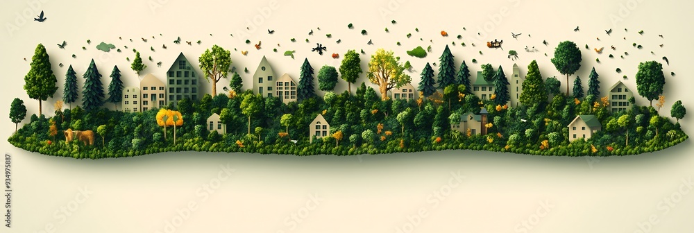 Poster vector infographic explaining the importance of environmental conservation in sustainable developmen