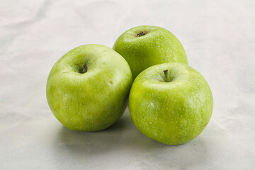 Sweet and juicy green apple