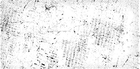 Distress grain overlay texture. Black rough background. Grunge black and white Urban texture.  worn overlay effect. Torn and crumpled pattern for poster or vinyl.