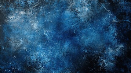 Fototapeta premium Cosmic Blue Texture: An abstract background of deep blues and blacks, reminiscent of a starry night sky or a frozen tundra. 