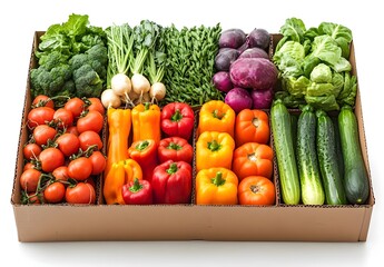 Fresh Vegetables in a Box.