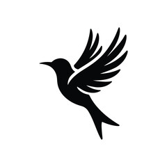 A bird silhouette vector