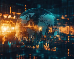 Dynamic Shifts in Global Economic Indicators: Abstract Visualization of Policy-Driven Transformation