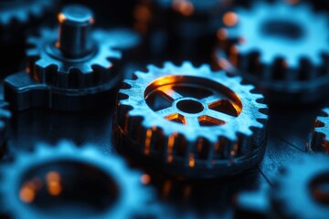 Global Economic Forces in Motion: Abstract Visualization of Policy Gears Influencing Financial Dynamics