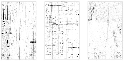 Grunge black and white Urban texture. Place over any object create black grunge effect. Set of vector paint brush stroke, ink splash and grungy decoration elements for social