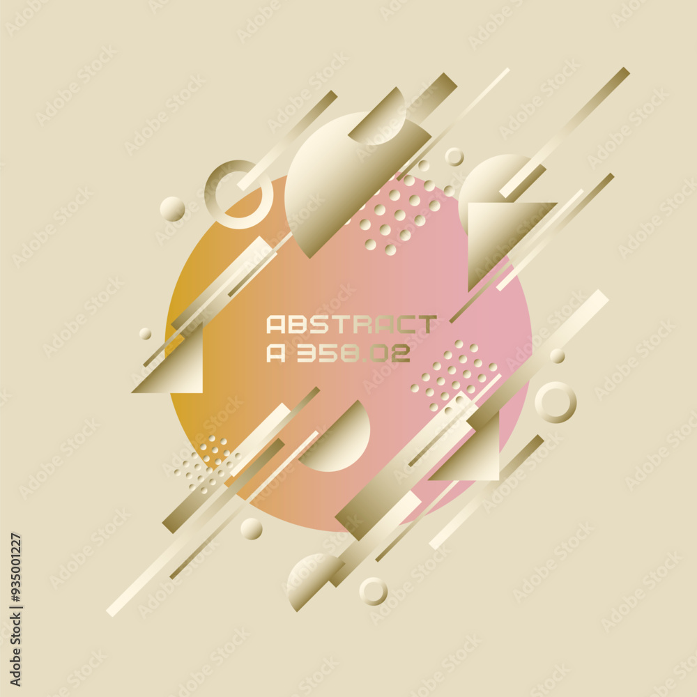 Poster modern backgrounds with abstract elements and dynamic shapes. compositions of colored spots. vector 