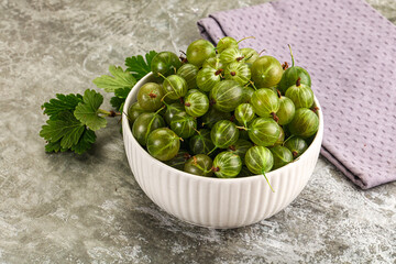 Ripe sweeet and juicy gooseberry